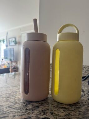 BINK 27oz day bottle bundle butter yellow and stone both great condition